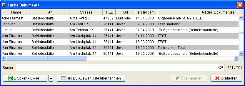 Ausgeführter Bericht