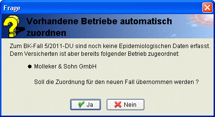 Automatische Zuordnung