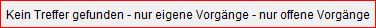 kein Treffer Kein Treffer