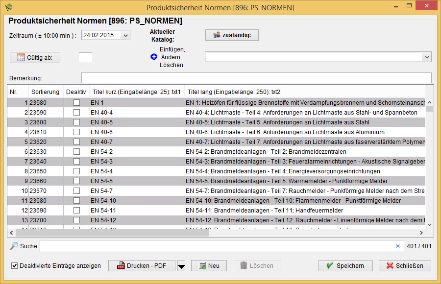 Image Kategorie Normen