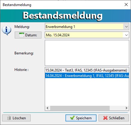 Meldedatum